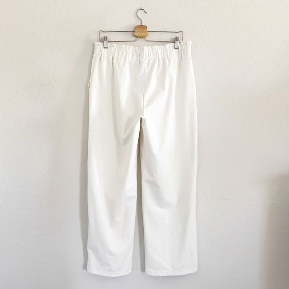 Joie White Pull OnWide Leg Pants Size Large - Picture 3 of 6